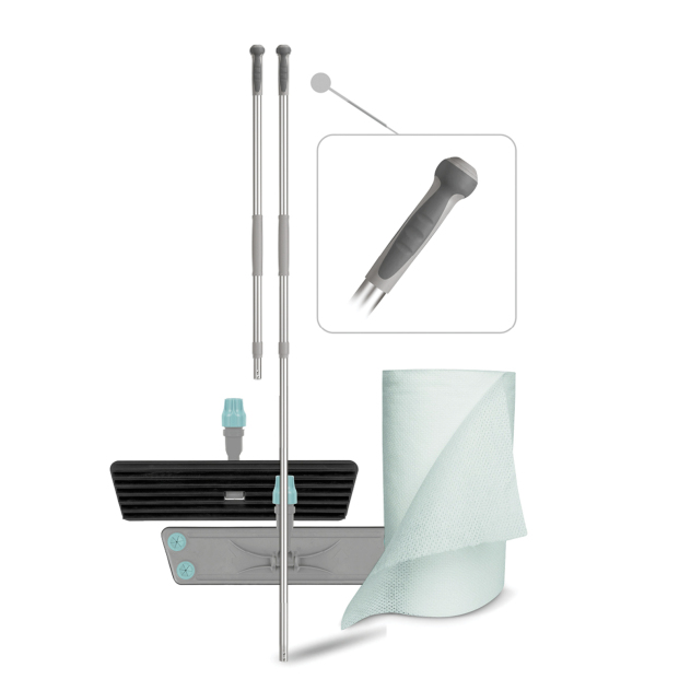 Set droge vloerreiniging stof