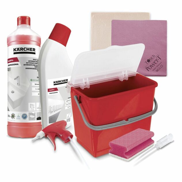 Set manuele reiniging Sanitair