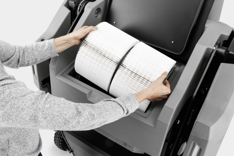 Veeg-/zuigmachine KM 100/120 R Bp Pack 160Ah Li+FC