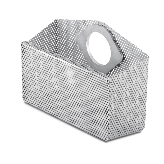 Welded assembly filtering basket