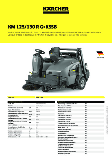 Informations sur le produit