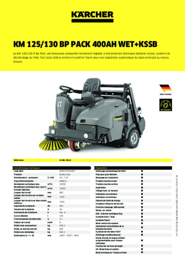 Informations sur le produit