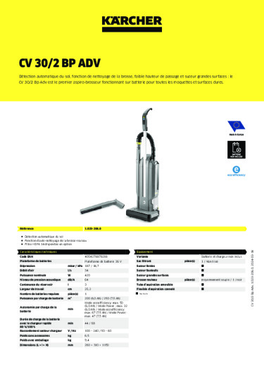 Informations sur le produit