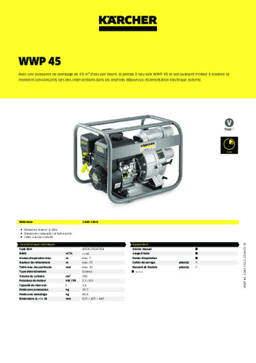 Informations sur le produit