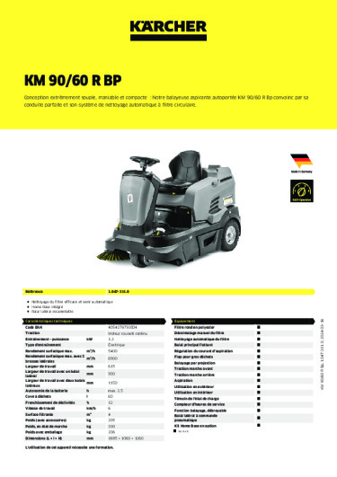 Informations sur le produit