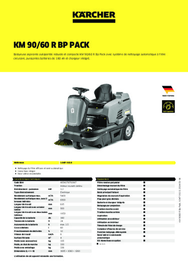 Informations sur le produit