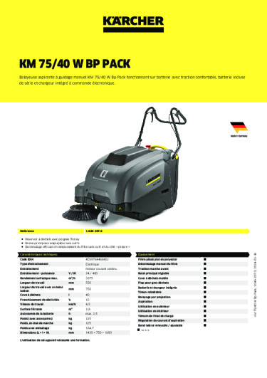 Informations sur le produit