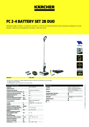 Informations sur le produit