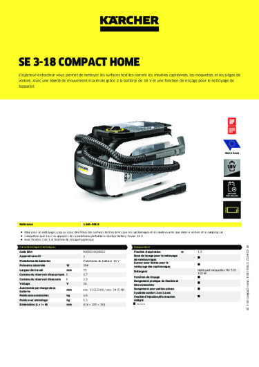 Informations sur le produit