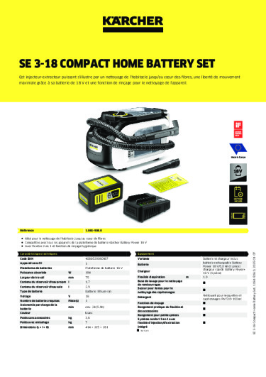 Informations sur le produit