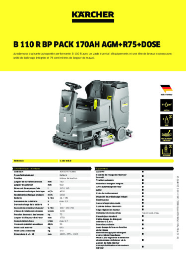 Informations sur le produit