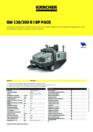 Informations sur le produit