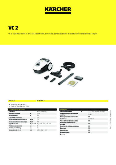 Informations sur le produit