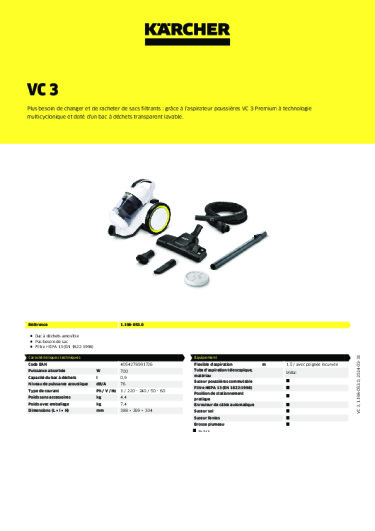 Informations sur le produit