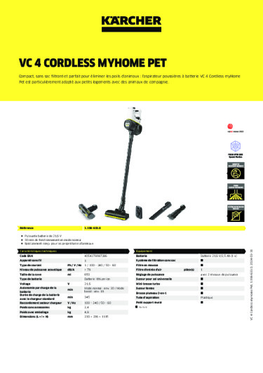 Informations sur le produit