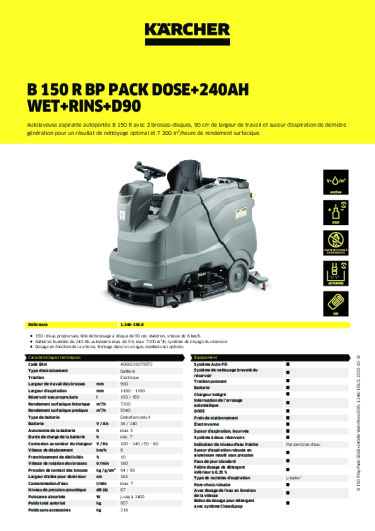 Informations sur le produit