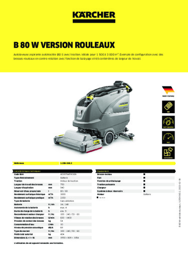 Informations sur le produit