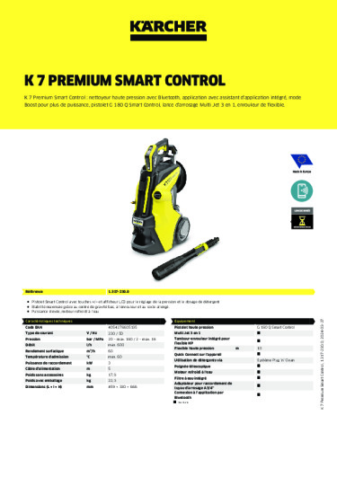 Informations sur le produit