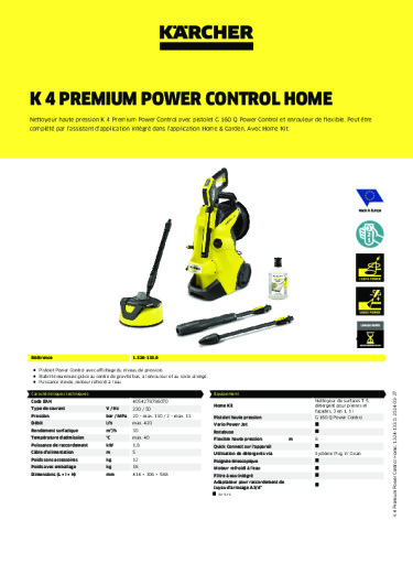 Informations sur le produit