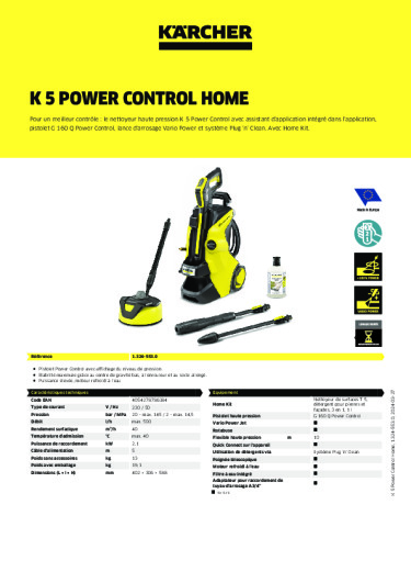 Informations sur le produit