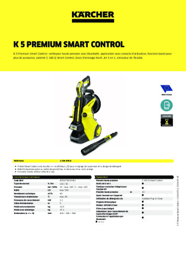 Informations sur le produit