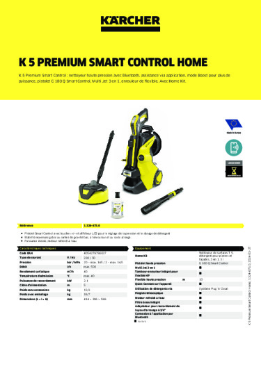 Informations sur le produit