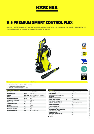 Informations sur le produit