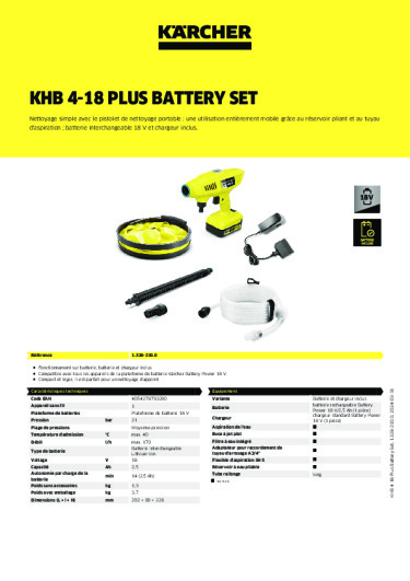 Informations sur le produit