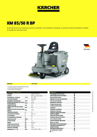 Informations sur le produit