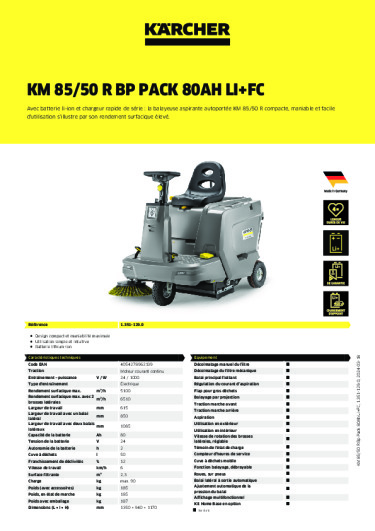 Informations sur le produit