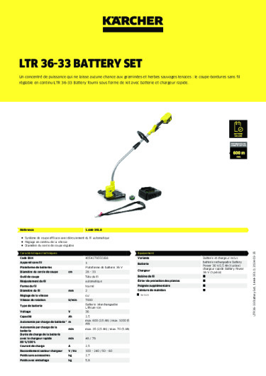 Informations sur le produit