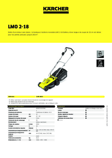 Informations sur le produit