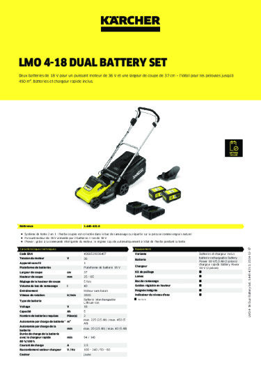 Informations sur le produit