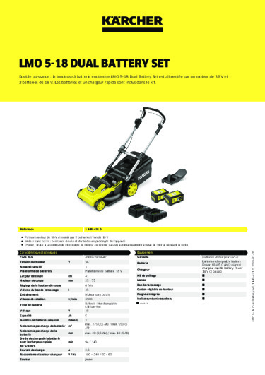 Informations sur le produit