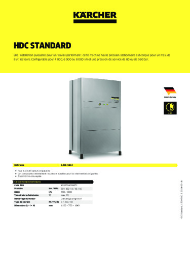 Informations sur le produit