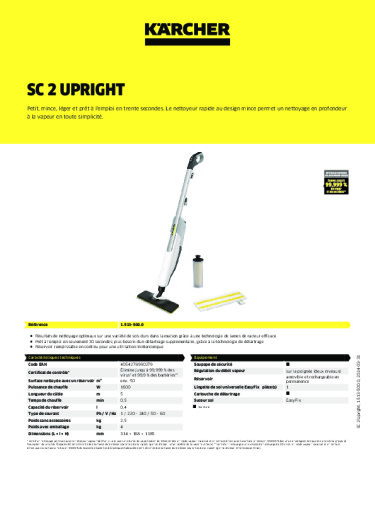 Informations sur le produit