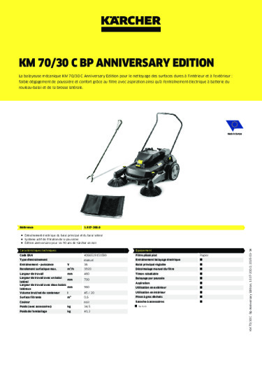 Informations sur le produit