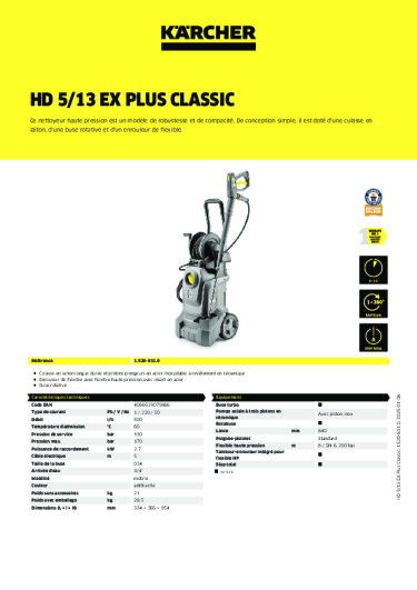 Informations sur le produit