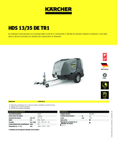 Informations sur le produit