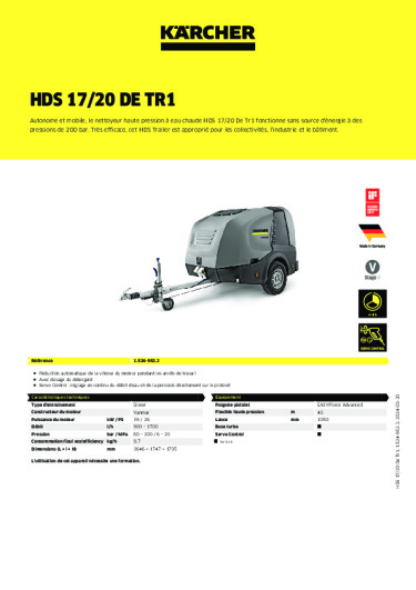 Informations sur le produit