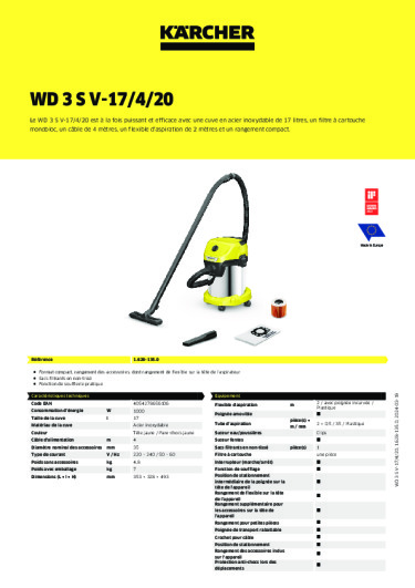 Informations sur le produit