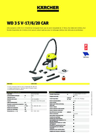 Informations sur le produit