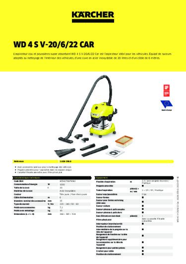 Informations sur le produit