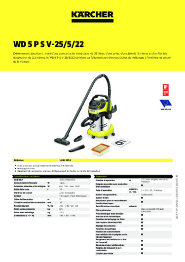 Informations sur le produit