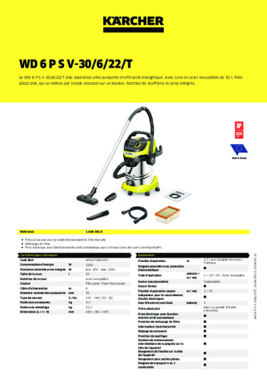 Informations sur le produit