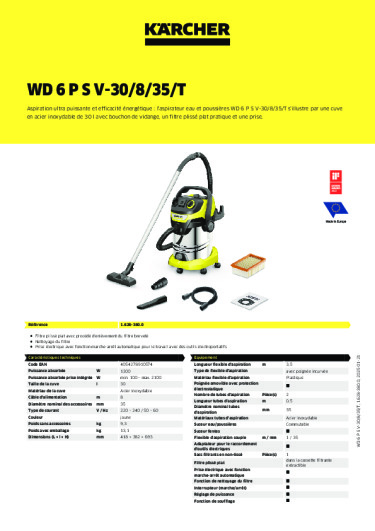 Informations sur le produit