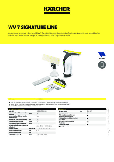 Informations sur le produit