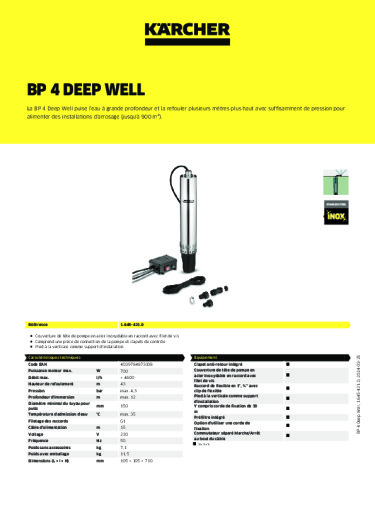 Informations sur le produit