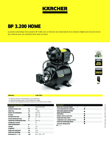 Informations sur le produit