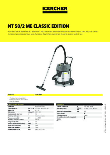 Informations sur le produit